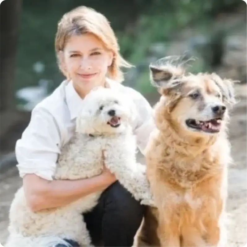 dog and handler